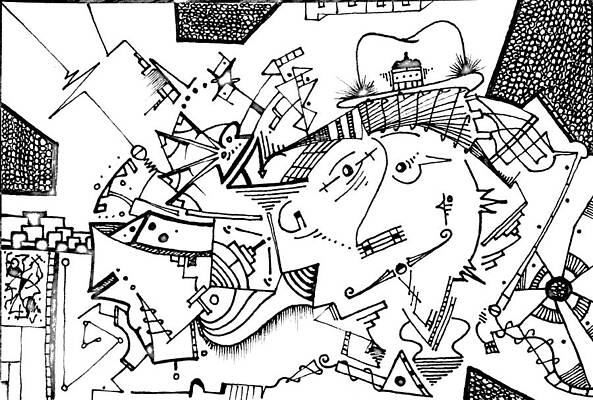 Wall Art - Drawing - Rest by Daniel Rustad