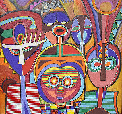 Return Of The Drummers by JIMOH  BURAIMOH