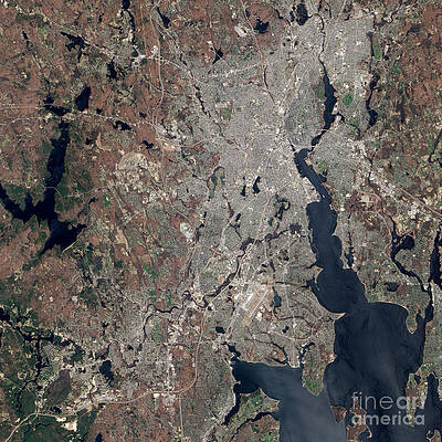 Wall Art - Photograph - Rhode Island Flood 2010 by Science Source