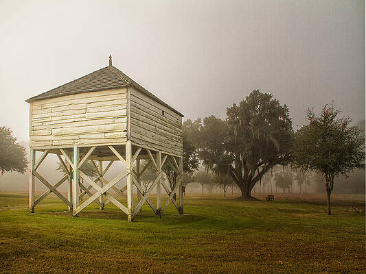 Rice Winnowing Barn by Sandra Anderson Rice Winnowing Barn by Sandra Anderson