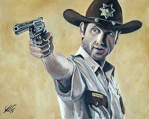 Rick Grimes by Tom Carlton Rick Grimes by Tom Carlton