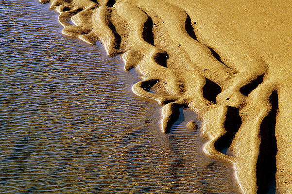 Wall Art - Photograph - Ripples On Sand Beach by Science Photo Library