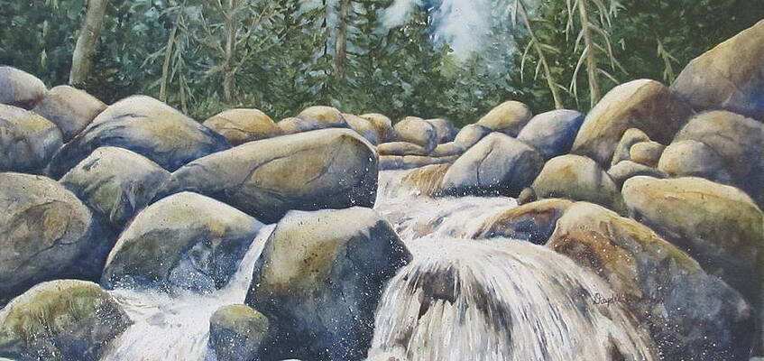 River Rocks II by Daydre Hamilton River Rocks II by Daydre Hamilton