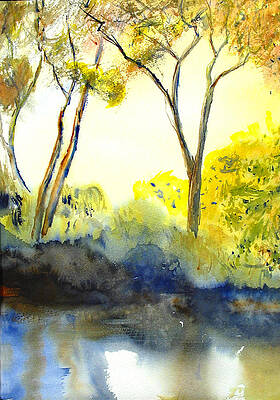 River Trees II by Peter Senesac River Trees II by Peter Senesac
