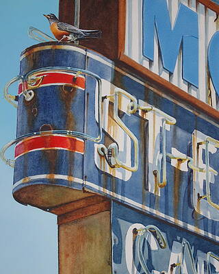 Robin and Motel by Greg and Linda Halom Robin and Motel by Greg and Linda Halom