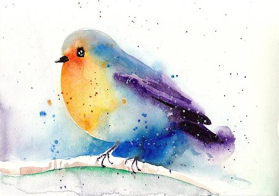 Robin in Snow Art Print by Tiberiu Soos Robin in Snow Art Print by Tiberiu Soos