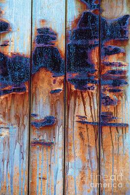 Wall Art - Photograph - Rock Band the Beatles in Rust Abstract by John Harmon
