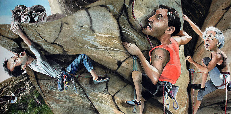 Rock Climbers by Denny Bond Rock Climbers by Denny Bond