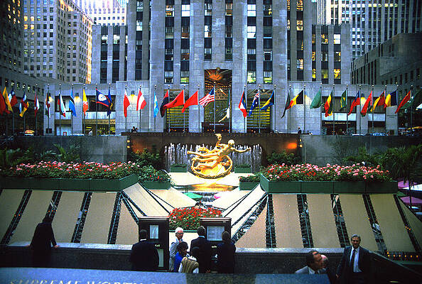 Wall Art - Photograph - Rockefeller Center 1984 by Gordon James