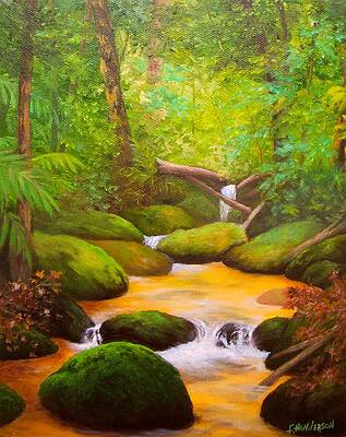 Rocky Stream by Francine Henderson Rocky Stream by Francine Henderson