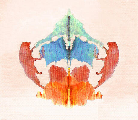 Wall Art - Photograph - Rorschach Test Card No. 8 by Science Source