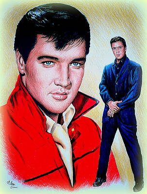 Wall Art - Drawing - Roustabout color by Andrew Read
