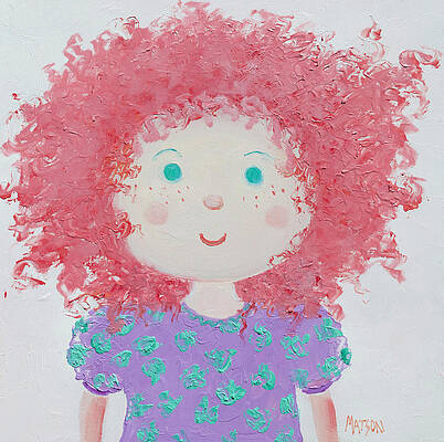 Wall Art - Painting - Ruby by Jan Matson