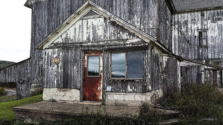 Rusted Farmhouse Door by Michael Spano Rusted Farmhouse Door by Michael Spano
