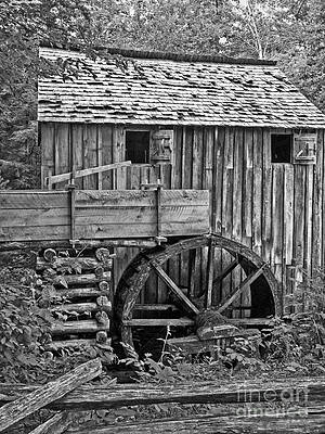 Rustic Mill in Black and White by Southern Photo Rustic Mill in Black and White by Southern Photo