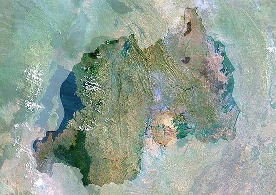 Wall Art - Photograph - Rwanda by Science Photo Library