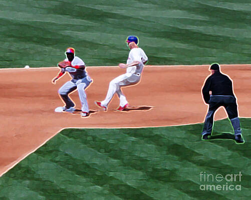 Safe at Second Base by Terry Weaver