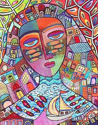 Safe Journey Sea Goddess by Sandra Silberzweig Safe Journey Sea Goddess by Sandra Silberzweig