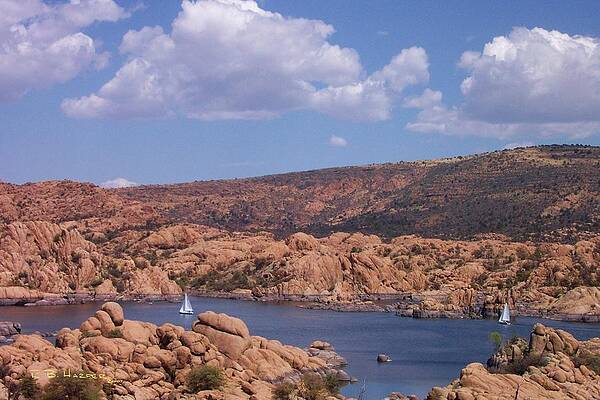 Wall Art - Photograph - Sailing Watson Lake by R B Harper