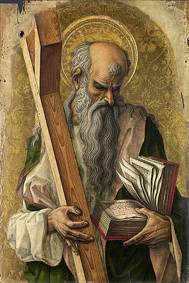 Saint Andrew Print by Carlo Crivelli