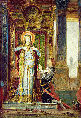 Saint Elisabeth of Hungary. The Miracle of the Roses Print by Gustave Moreau