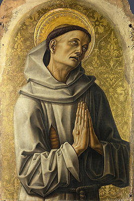 Saint Francis Print by Carlo Crivelli