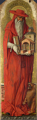 Saint Jerome Print by Carlo Crivelli
