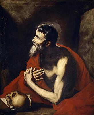 Saint Jerome Print by Jusepe de Ribera