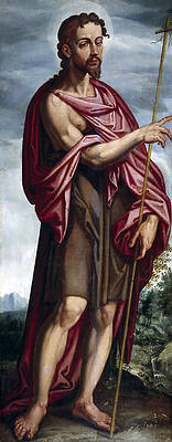 Saint John the Baptist Print by Francisco Pacheco