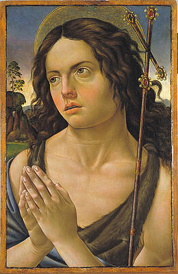 Saint John the Baptist Print by Raffaellino del Garbo