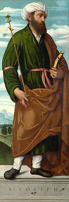 Saint Joseph Print by Moretto da Brescia