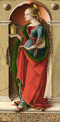 Saint Mary Magdalene Print by Carlo Crivelli