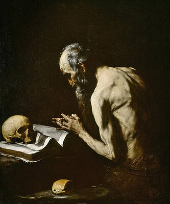 Saint Paul the Hermit Print by Jusepe de Ribera