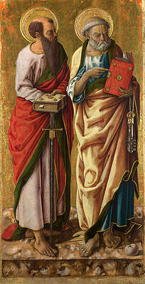 Saints Peter And Paul Print by Carlo Crivelli