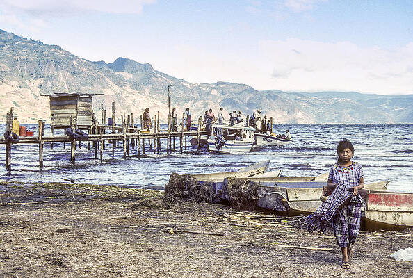 Santiago Atitlan Dock by Tina Manley Santiago Atitlan Dock by Tina Manley