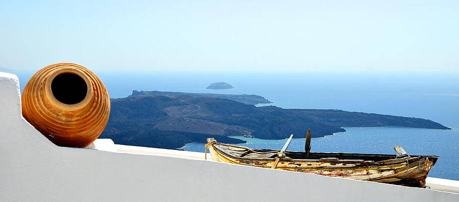 Santorini Rooftop by Corinne Rhode Santorini Rooftop by Corinne Rhode