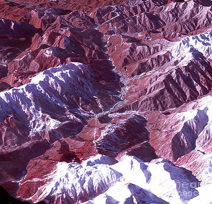 Wall Art - Photograph - Satellite View Of Sochi Winter Olympics by Science Source