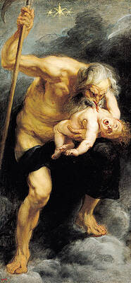 Wall Art - Painting - Saturn Devouring His Son by Peter Paul Rubens
