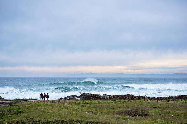 Wall Art - Photograph - Scenery Of Coastline With Waves At Noyo by Cate Brown