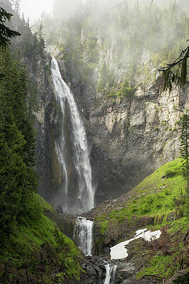 Wall Art - Photograph - Scenery Of Comet Falls Waterfall by Matt Andrew