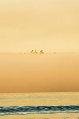 Wall Art - Photograph - Scenery With Fog Over Pachena Bay, West by Dan Rafla