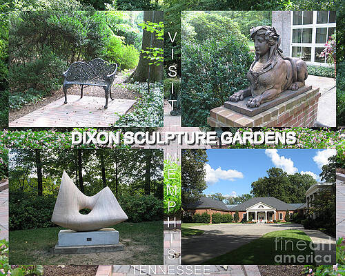 Sculpture Garden Postcard by Karen Francis Sculpture Garden Postcard by Karen Francis