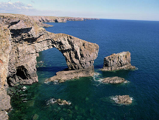 Wall Art - Photograph - Sea Stack And Arch by Science Photo Library