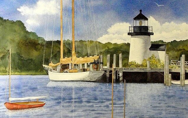Seaport Setting by Lizbeth McGee Seaport Setting by Lizbeth McGee