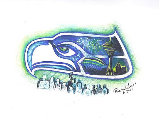 picture Drawing Seattle Seahawks Art seattle seahawks drawings pixels
