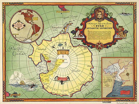 Wall Art - Photograph - Second Byrd Antarctic Expedition by Science Photo Library