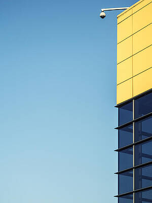 Wall Art - Photograph - Security Camera On Top Of A Modern by Doug Armand