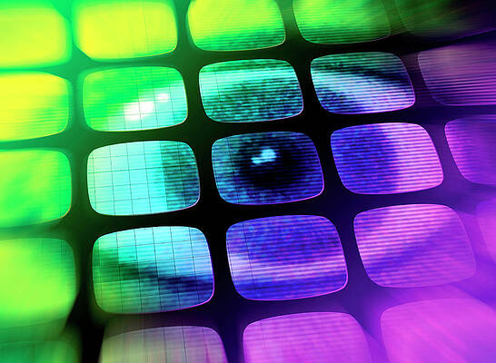 Wall Art - Photograph - Security Surveillance by Science Photo Library