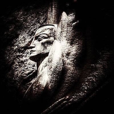 Wall Art - Photograph - Sepia Angel --- Check Out (browse by Mark David Gerson