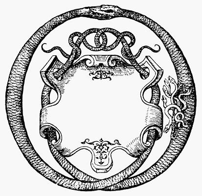Wall Art - Painting - Serpents, 1559 by Granger